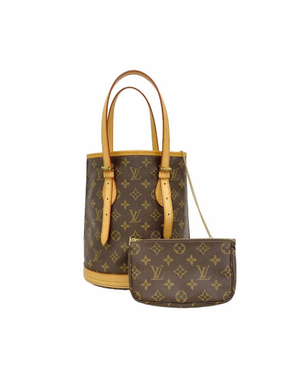 Louis Vuitton Tote Bag Monogram Bucket PM Brown
